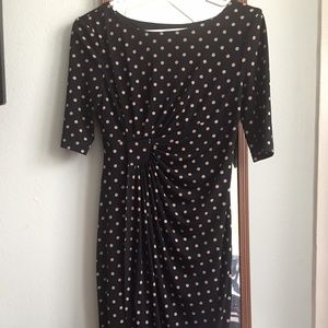 Classy Polkadot Dress for the Workplace